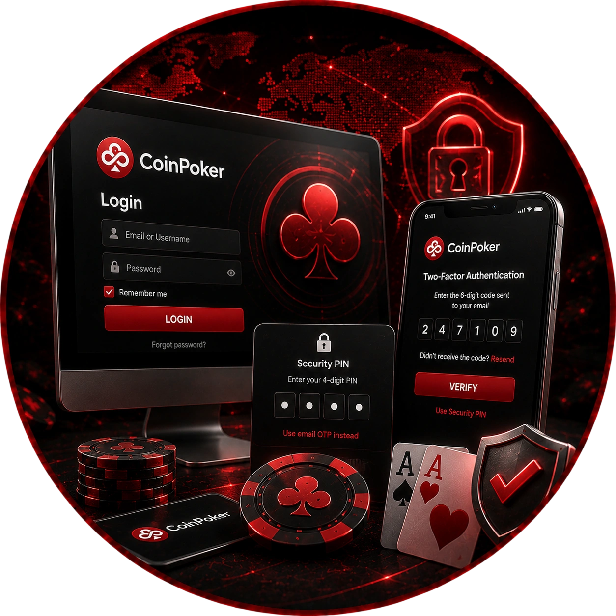 CoinPoker blockchain technology and transparent gaming